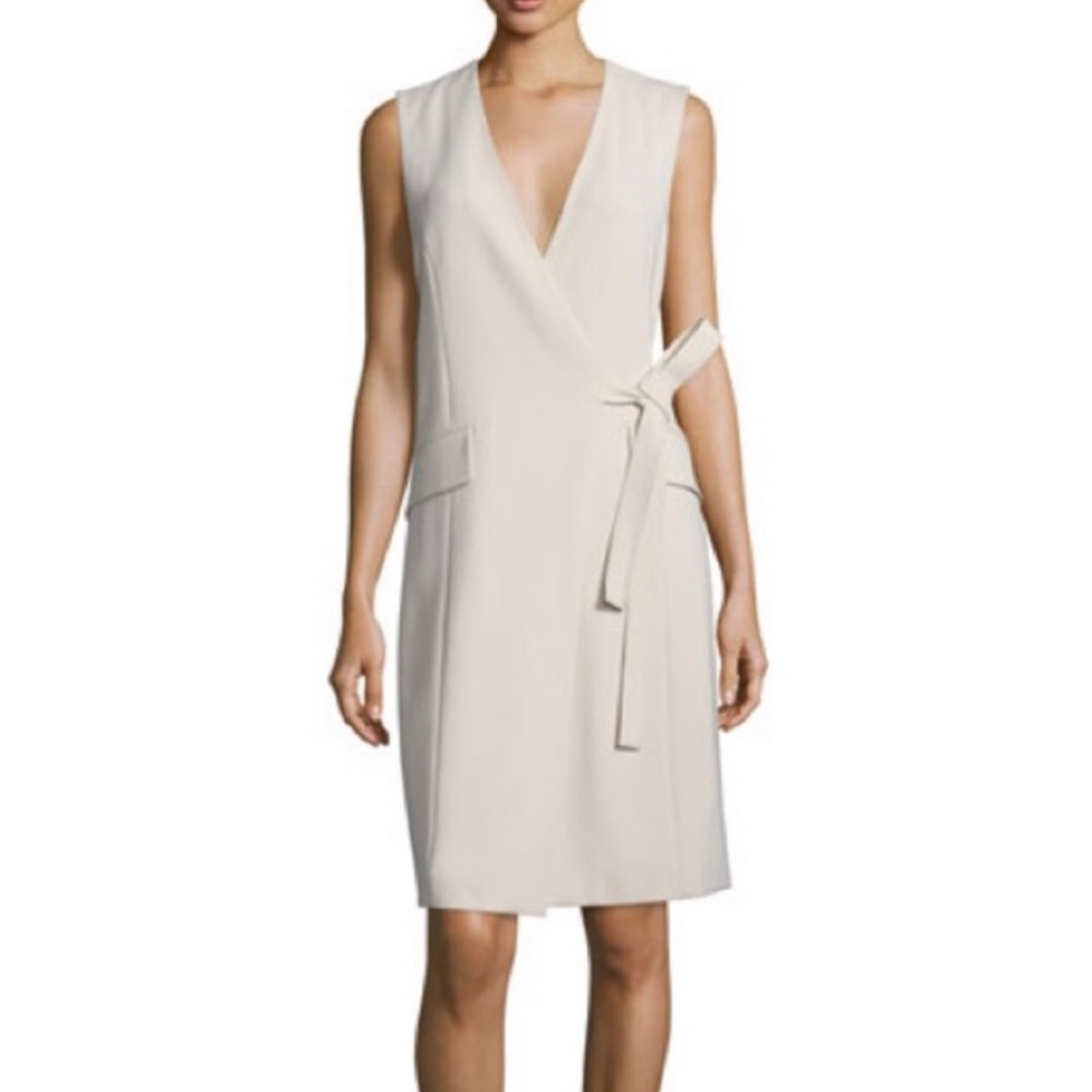 Theory Livwilth Admiral Surplice Crepe Wra…